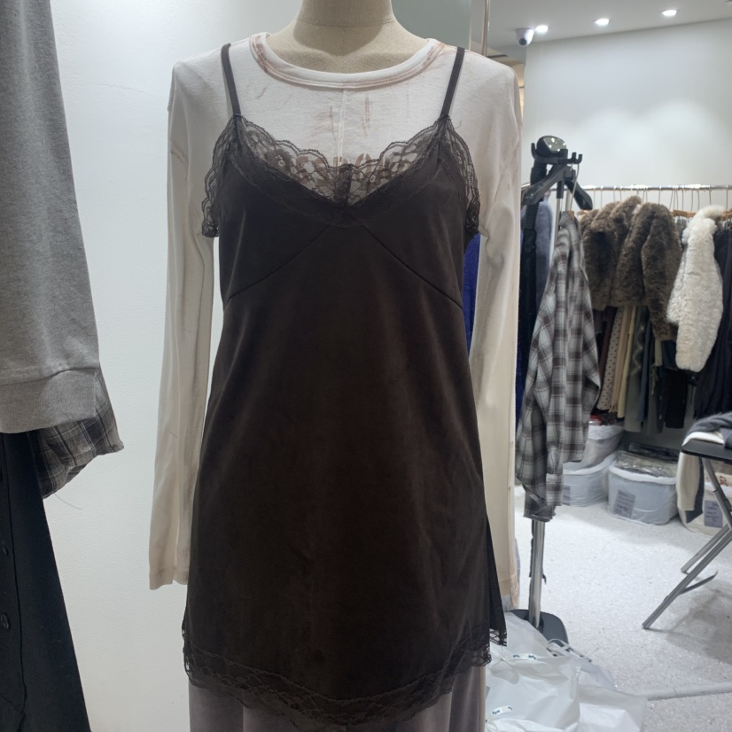 OASISSEOUL東大門代購女裝新款人氣連衣裙不含內搭吊帶裙OASISSEOUL連衣裙圖色3