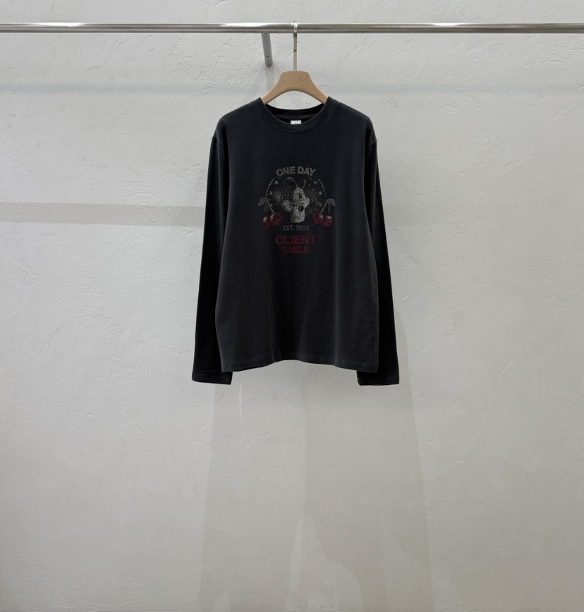 ABLERING東大門實拍女裝新品人氣真品推薦熱賣休閑長袖T恤ABLE STANDARD/ABLERING長袖T恤圖色3黑色