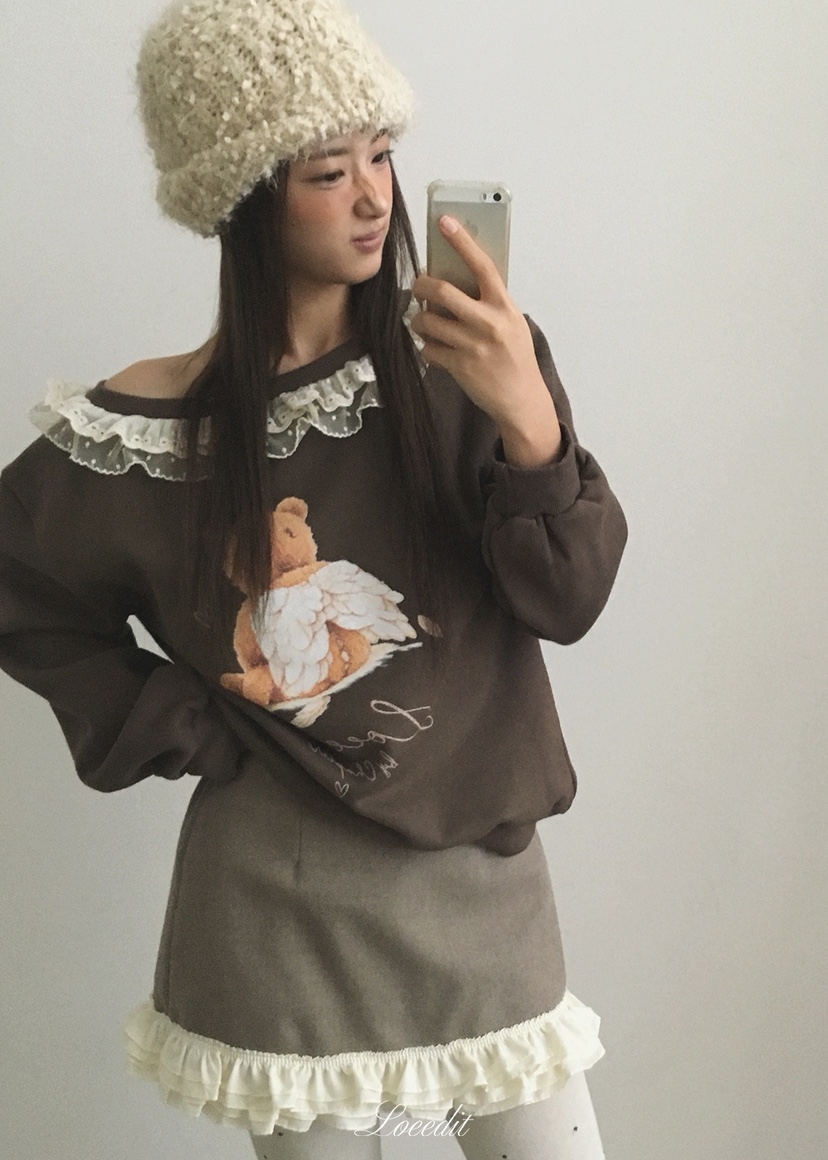 LOEEDIT東大門實拍女士新品真品熱賣時尚推薦人氣衛衣加絨LOEEDIT衛衣
