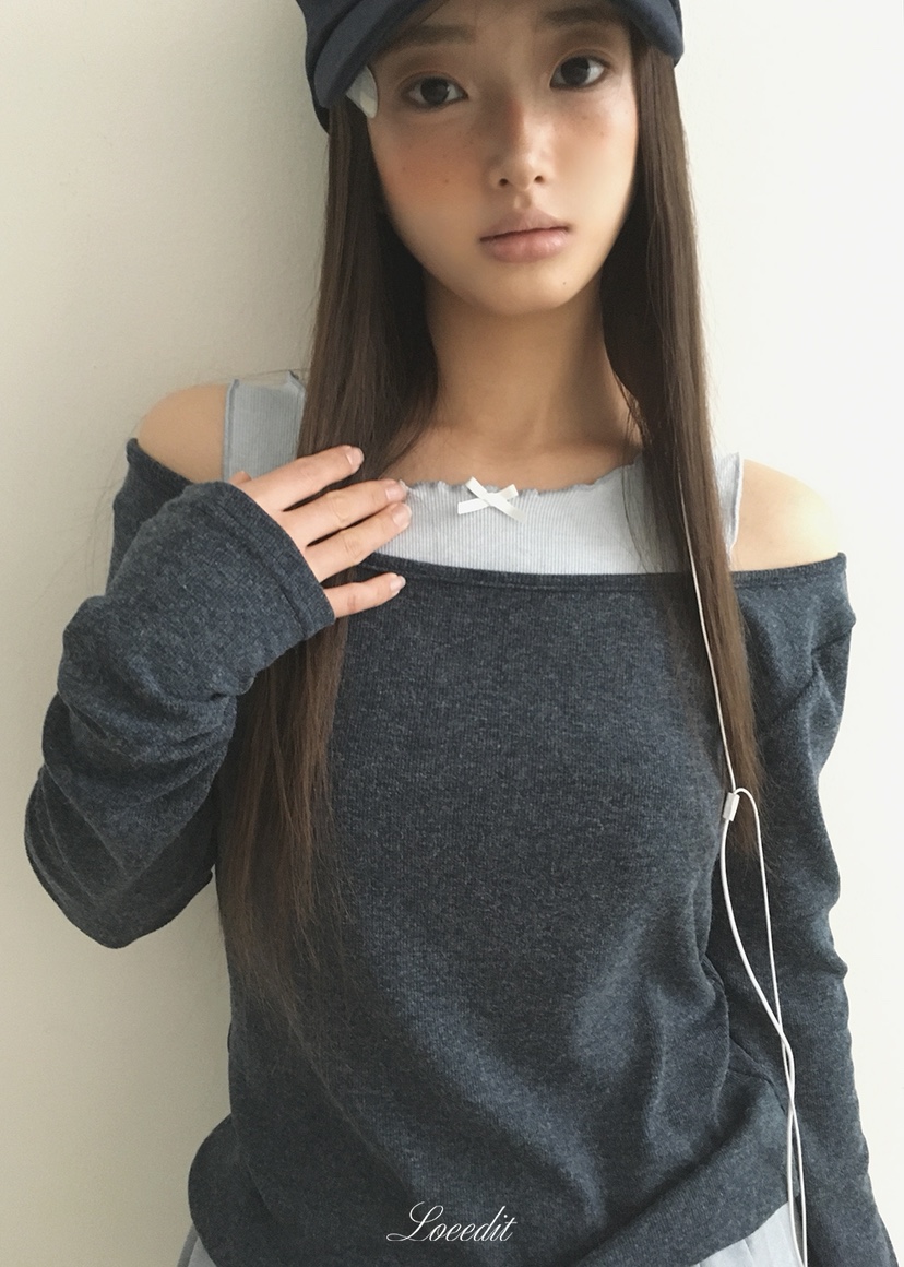 LOEEDIT東大門代購女士新品推薦人氣休閑熱賣真品長袖T恤LOEEDIT長袖T恤