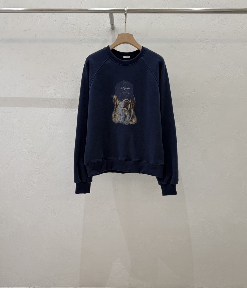 ABLERING韓國代購女士新品推薦真品人氣休閑時尚衛衣加絨ABLE STANDARD/ABLERING衛衣圖色2藏藍色