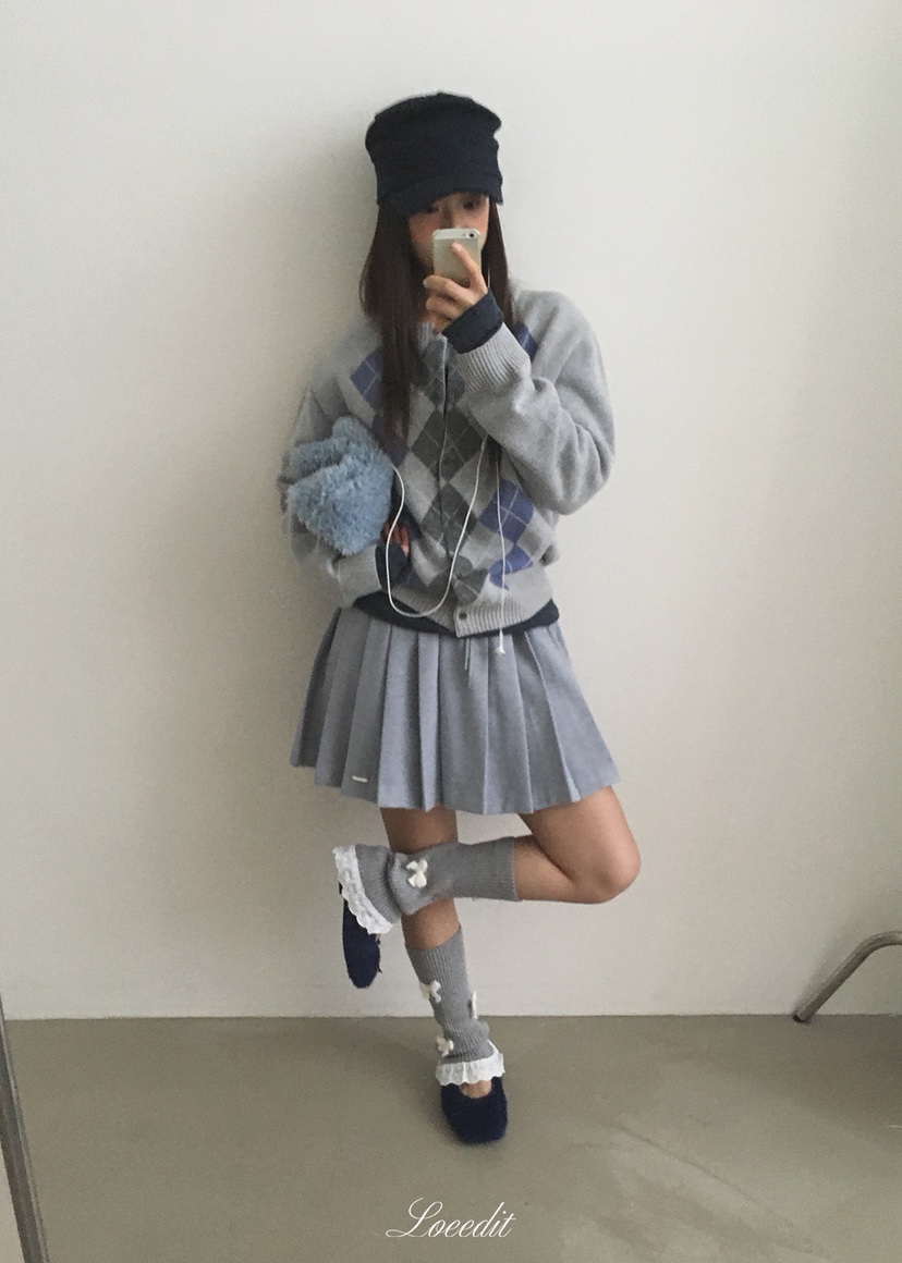 LOEEDIT東大門實拍女士新品休閑推薦人氣熱賣真品裙褲褶裥LOEEDIT裙褲