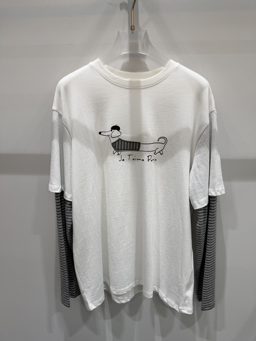 LOOKK/MIMME東大門代購女裝新款真品時尚休閑人氣長袖T恤LOOKK/MIMME長袖T恤圖色2