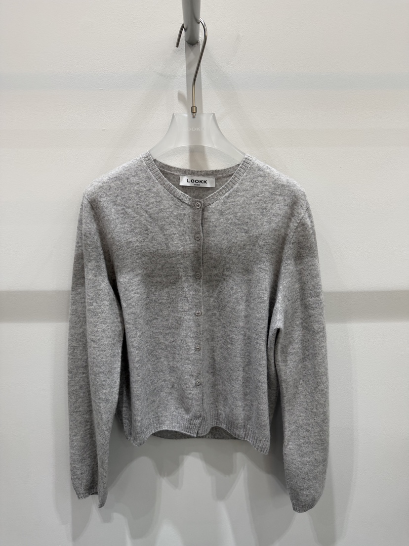 LOOKK/MIMME韓國代購女士新品人氣真品熱賣休閑開衫羊絨LOOKK/MIMME開衫圖色1