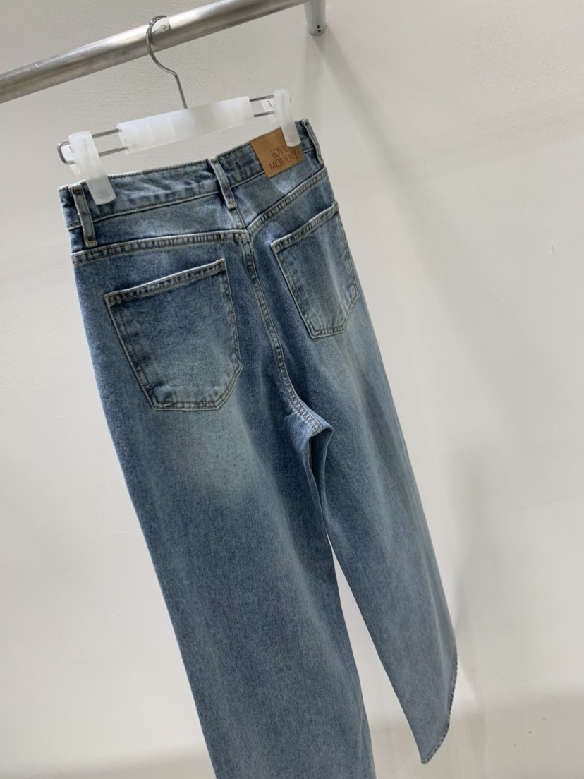LOVE MOMENT東大門實拍女裝新品休閑真品時尚推薦牛仔褲LOVE MOMENT牛仔褲