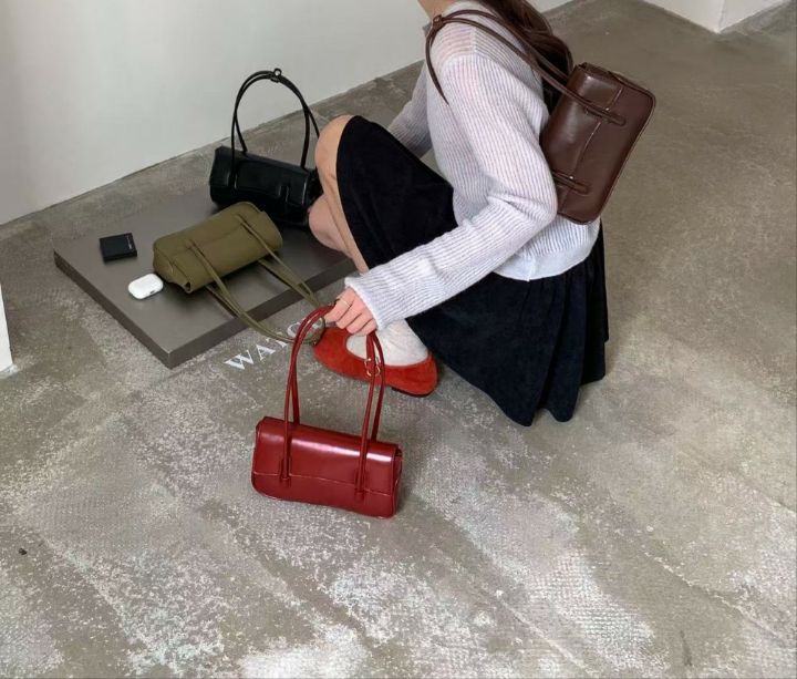 TROUVAILLE韓國代購女士新品推薦時尚人氣熱賣單肩斜跨包TROUVAILLE單肩/斜跨包