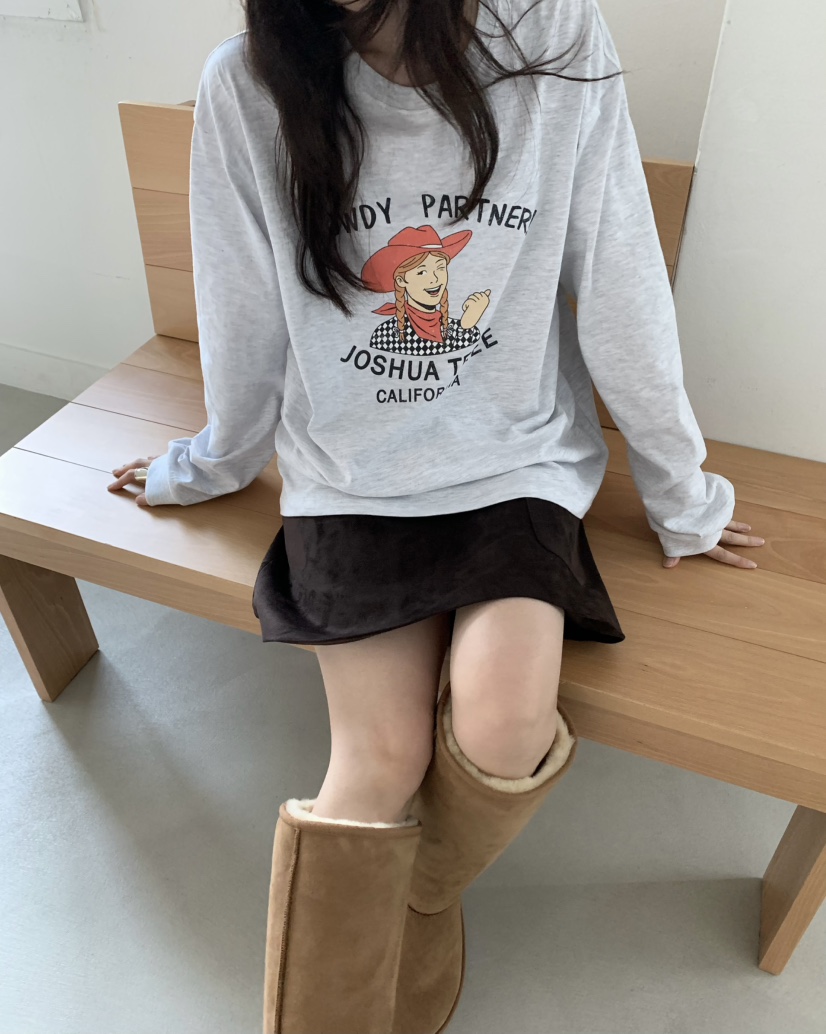 PEBBLE東大門實拍女士新品熱賣休閑真品人氣時尚推薦長袖T恤PEBBLE長袖T恤