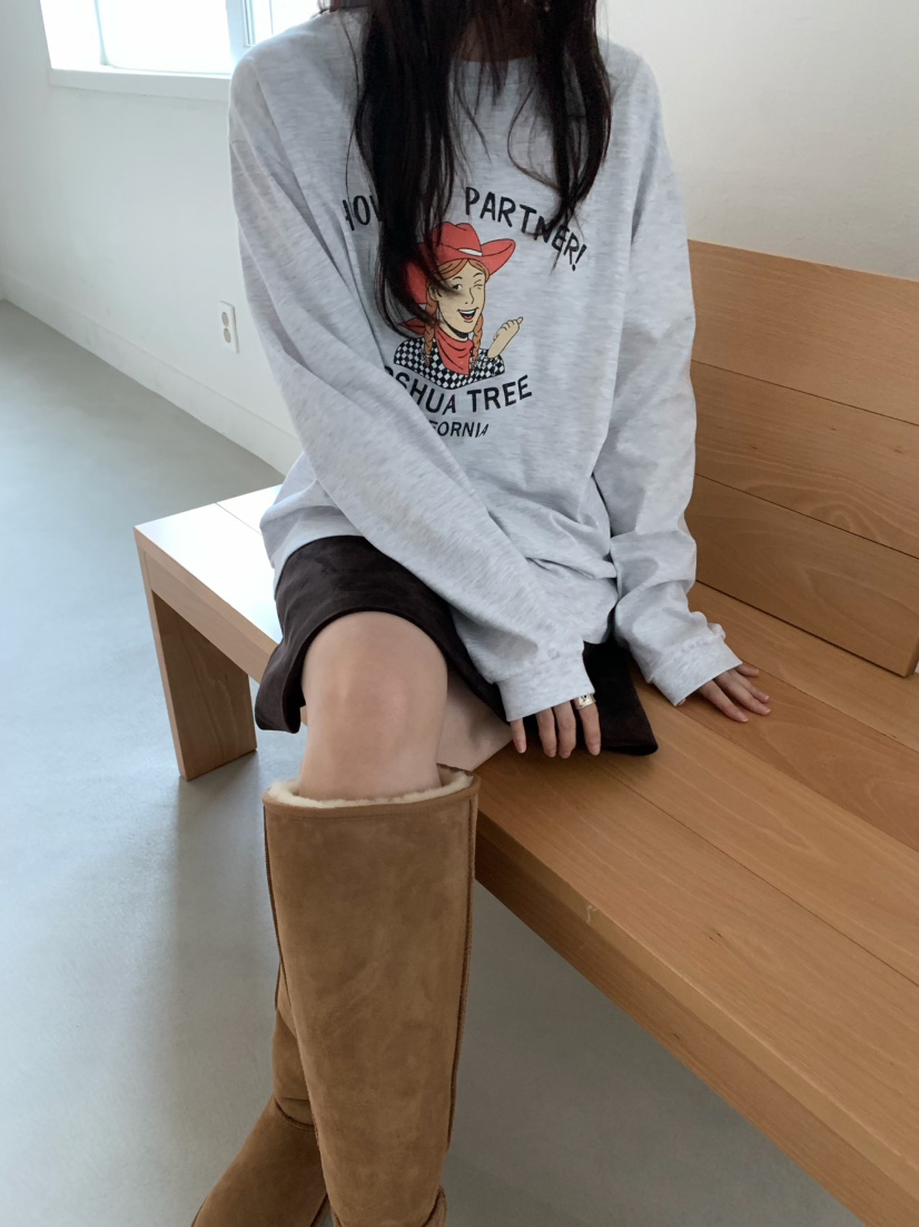 PEBBLE東大門實拍女士新品熱賣休閑真品人氣時尚推薦長袖T恤PEBBLE長袖T恤
