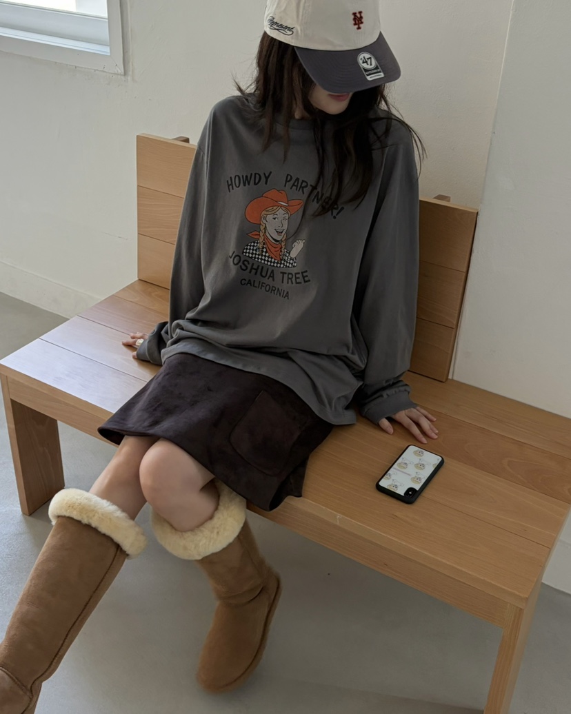 PEBBLE東大門實拍女士新品熱賣休閑真品人氣時尚推薦長袖T恤PEBBLE長袖T恤
