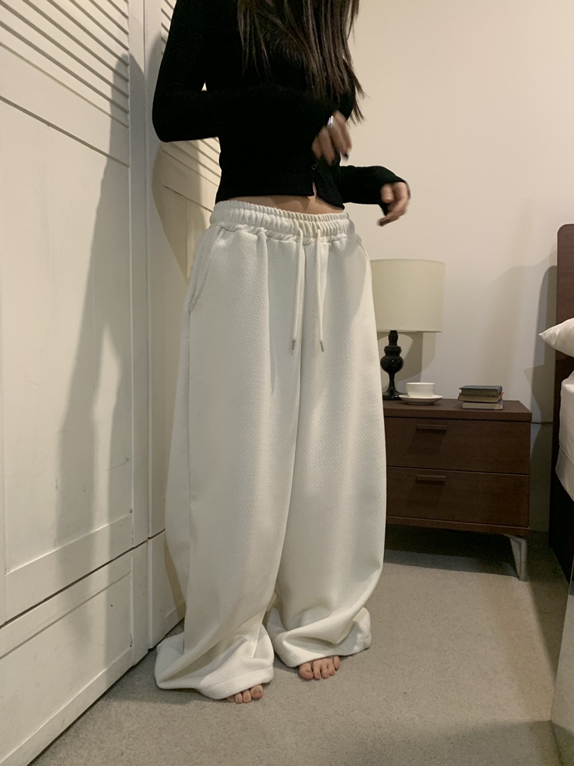 OKIE韓國代購女裝新品休閑熱賣人氣推薦真品休閑褲粗花呢OKIE休閑褲