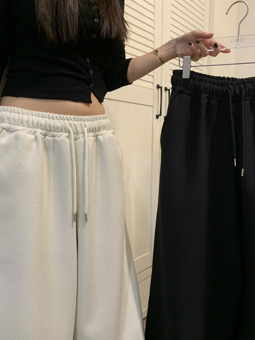 OKIE韓國代購女裝新品休閑熱賣人氣推薦真品休閑褲粗花呢OKIE休閑褲