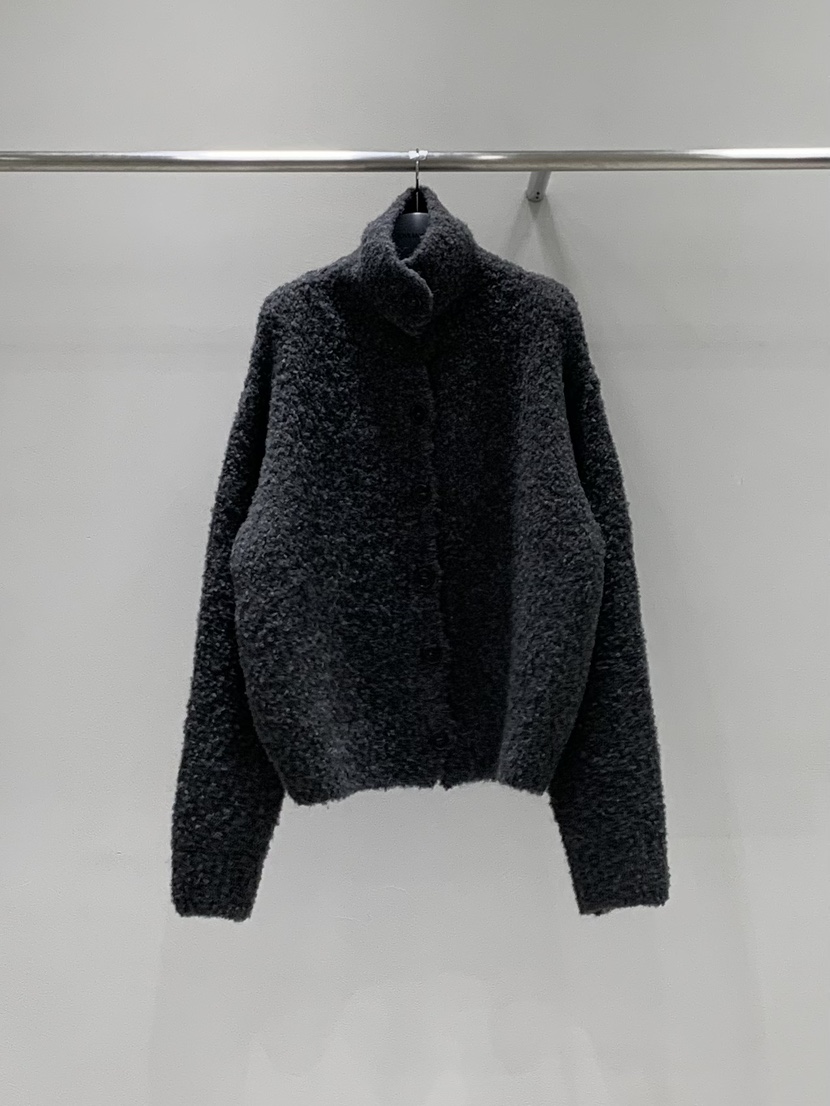 LOVE MOMENT東大門實拍女裝新品休閑時尚開衫毛圈高領開衫LOVE MOMENT開衫圖色3