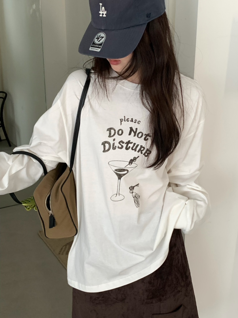 PEBBLE韓國代購女裝新品人氣真品熱賣推薦時尚休閑長袖T恤PEBBLE長袖T恤