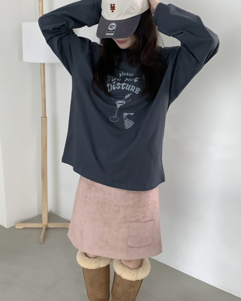 PEBBLE韓國代購女裝新品人氣真品熱賣推薦時尚休閑長袖T恤PEBBLE長袖T恤