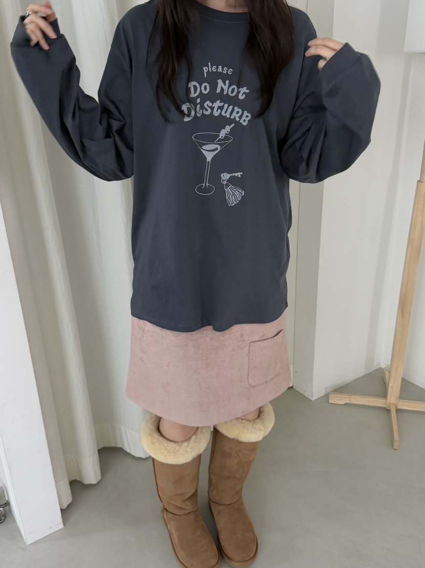 PEBBLE韓國代購女裝新品人氣真品熱賣推薦時尚休閑長袖T恤PEBBLE長袖T恤