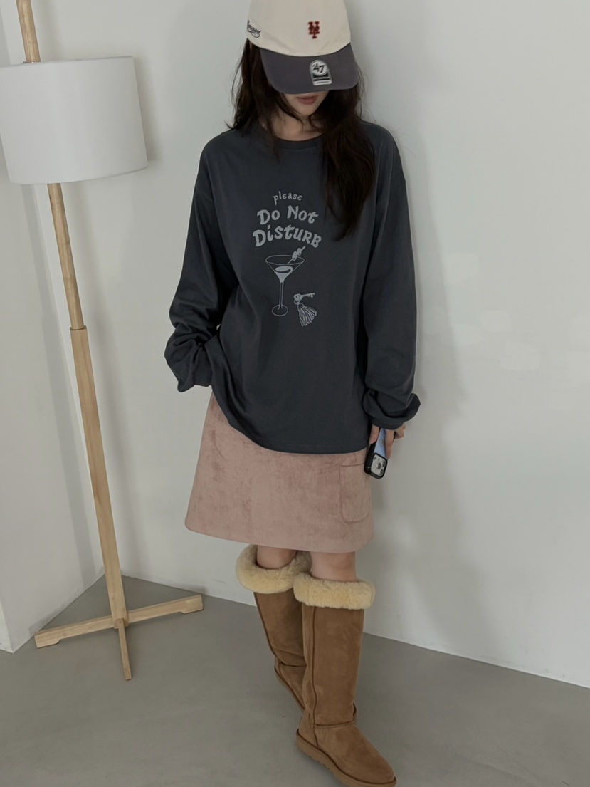PEBBLE韓國代購女裝新品人氣真品熱賣推薦時尚休閑長袖T恤PEBBLE長袖T恤