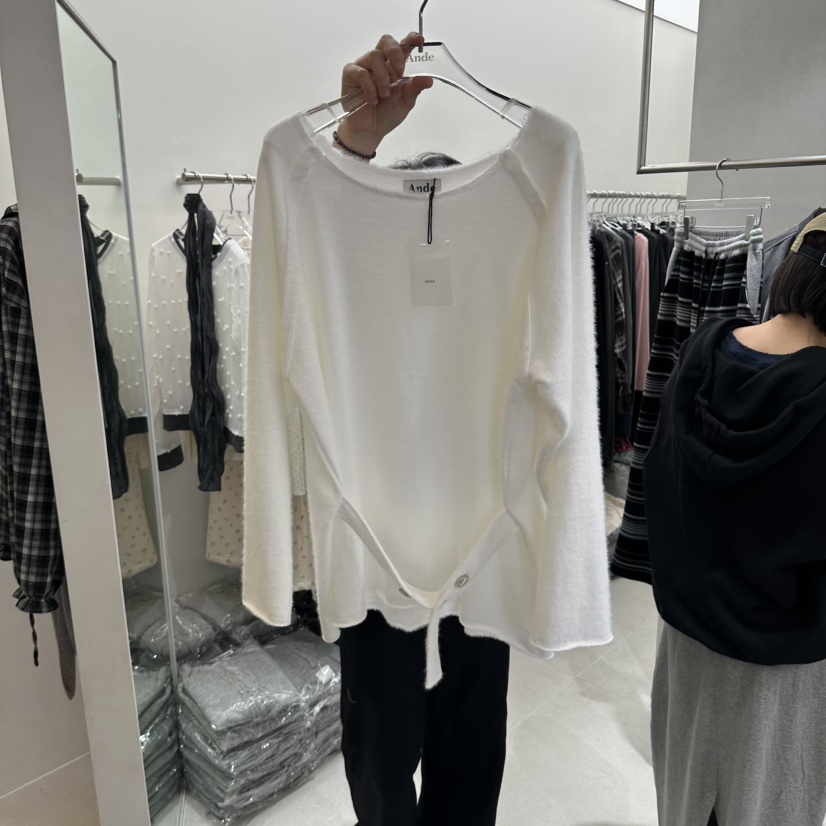 ANDE東大門實拍女士新款人氣真品推薦時尚休閑熱賣長袖T恤ANDE長袖T恤圖色2