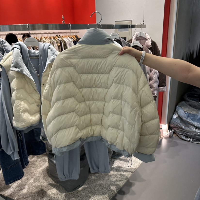 ATPZ東大門代購女士新品真品短款羽絨服雙面羽絨服兩面穿ATTENTION PLEAES短款羽絨服