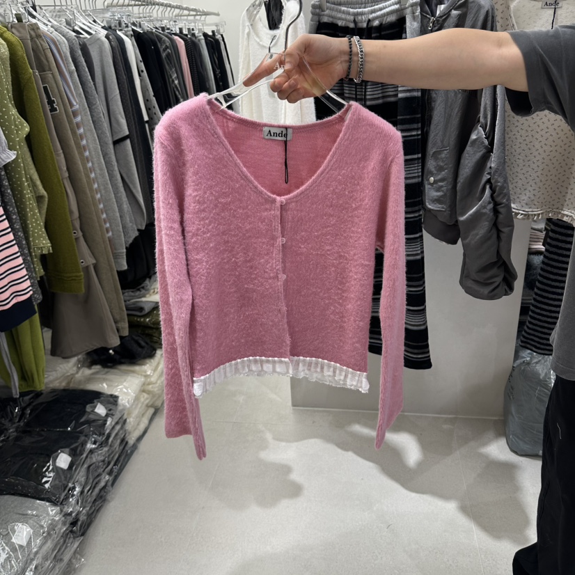 ANDE東大門代購女士新品推薦休閑時尚熱賣人氣真品開衫開衫ANDE開衫圖色1