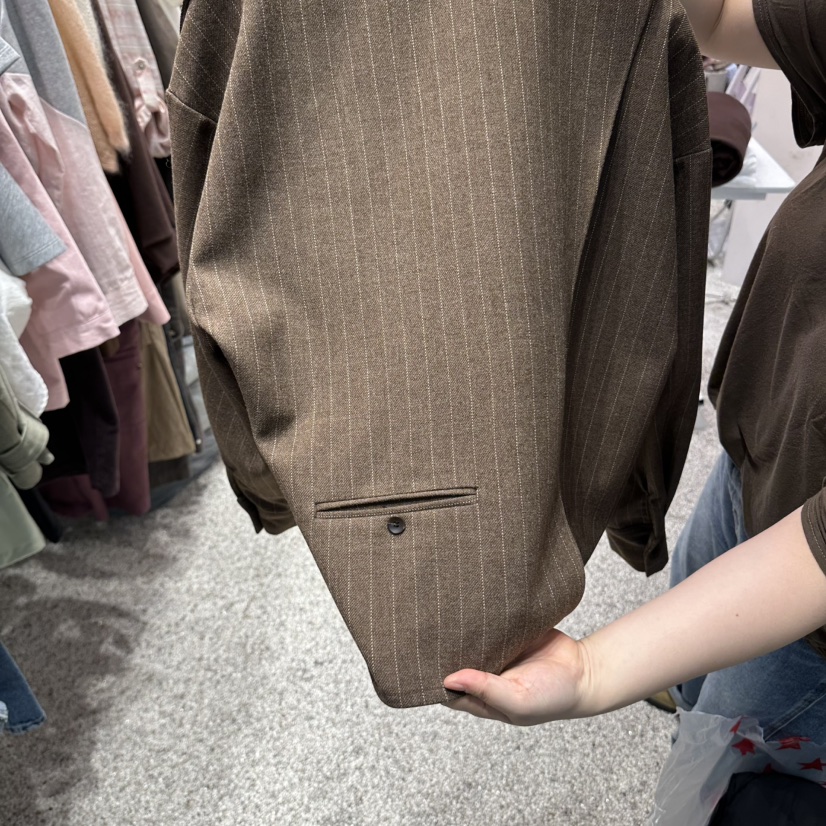 ATPZ韓國代購女裝新款人氣真品時尚推薦夾克不含內搭開衩ATTENTION PLEAES夾克