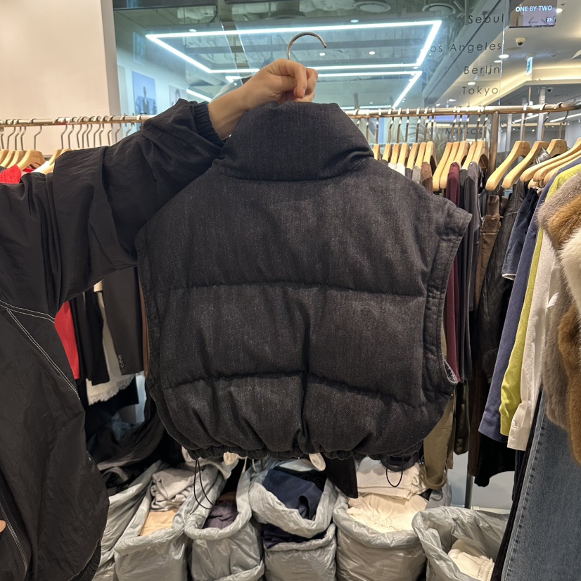 HONG.U東大門直郵女裝新款休閑真品短款羽絨服可拆卸鴨絨棉HONG.U短款羽絨服