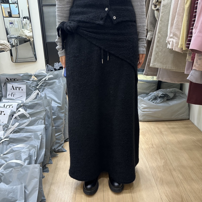 ARR東大門實拍女裝新品人氣熱賣休閑時尚真品推薦長裙含圍巾ARR長裙圖色2