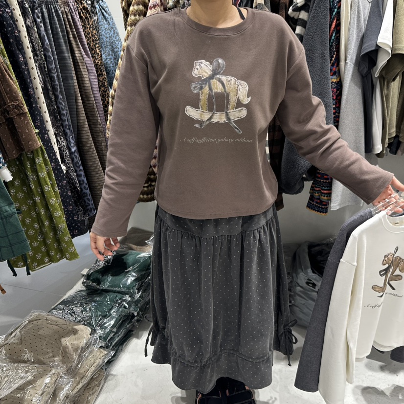 COMBO東大門直郵女裝新品休閑時尚人氣推薦熱賣真品長袖T恤COM_BO長袖T恤圖色3