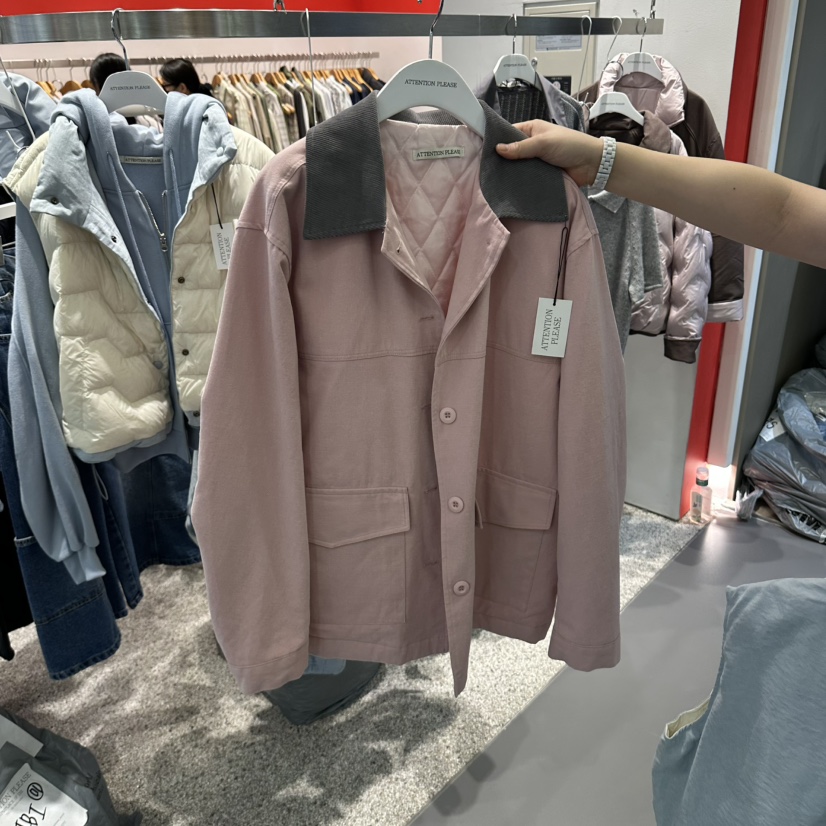 ATPZ韓國直郵女裝新款熱賣休閑推薦時尚人氣真品夾克ATTENTION PLEAES夾克圖色1