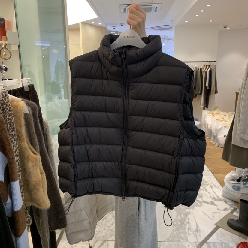 ALMOND韓國代購女裝新品真品熱賣休閑時尚人氣馬甲加厚鴨絨ALMOND馬甲圖色1