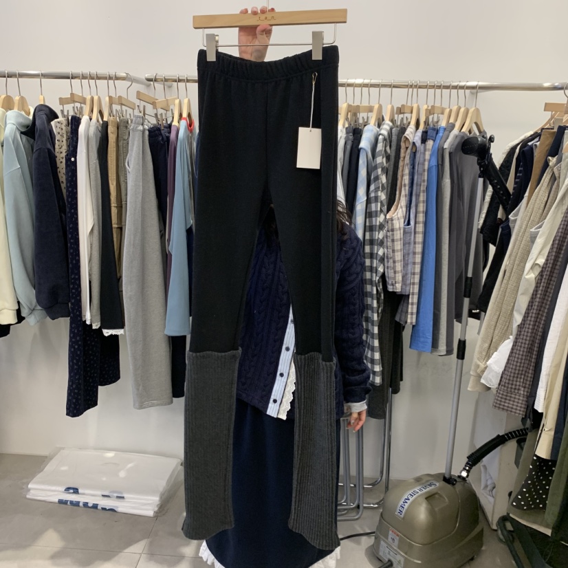 TAN&amp;COMO韓國直郵女士新品熱賣打底褲鯊魚褲加絨保暖貂皮tan-COMO打底褲/鯊魚褲圖色3黑色