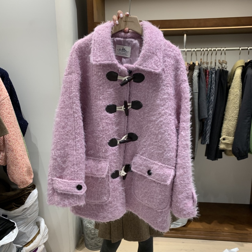 THE CAMEL東大門直郵女裝新品時尚短款大衣the came_l 家短款大衣圖色1