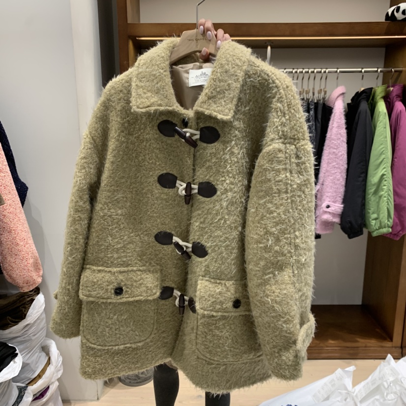 THE CAMEL東大門直郵女裝新品時尚短款大衣the came_l 家短款大衣圖色2