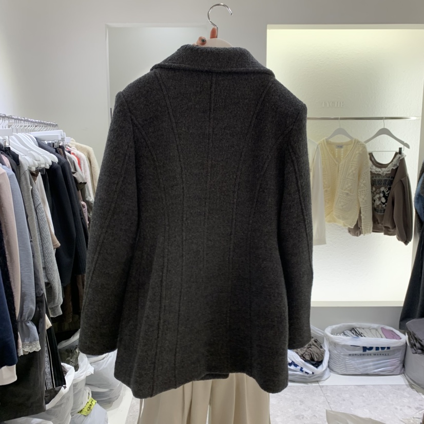 TYCHE東大門代購女裝新款休閑人氣熱賣真品推薦時尚短款大衣TYCHE短款大衣