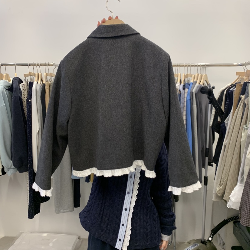 TAN&amp;COMO東大門代購女裝新品推薦休閑熱賣人氣時尚夾克tan-COMO夾克