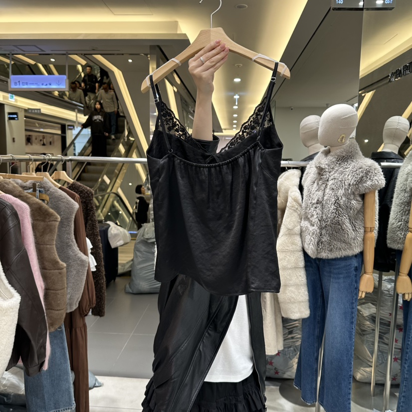 XPARTY東大門實拍女士新款休閑熱賣人氣真品推薦吊帶背心XPARTY吊帶/背心
