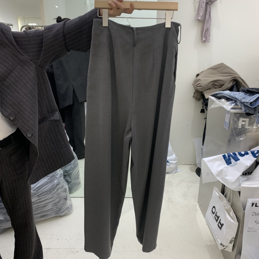 FLAUNT韓國代購女士新款推薦人氣熱賣休閑時尚休閑褲褶裥FLAUNT休閑褲