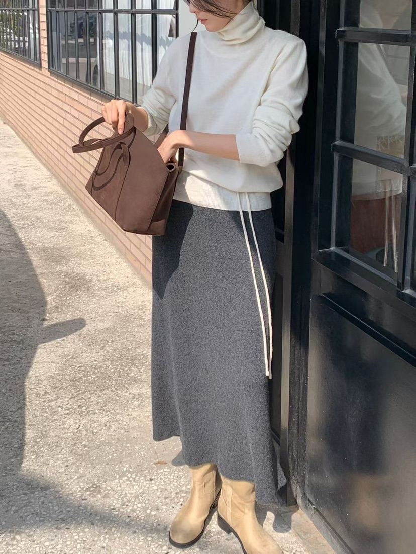 ANDYOUBROWN韓國直郵女裝新品時尚推薦休閑真品熱賣人氣長裙ANDYOUBROWN長裙