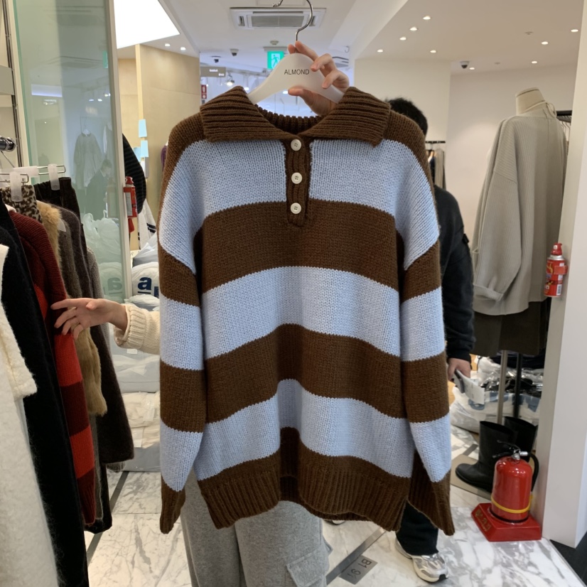 ALMOND東大門實拍女裝新款熱賣休閑真品時尚人氣推薦毛衣ALMOND毛衣圖色2