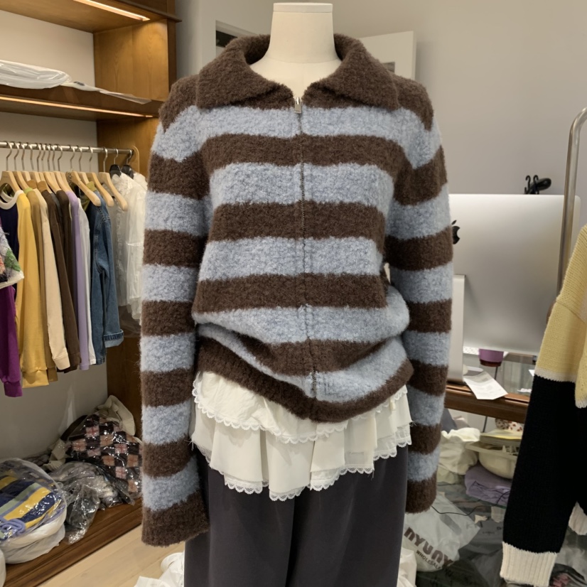 THE CAMEL東大門實拍女裝新品人氣開衫the came_l 家開衫圖色1