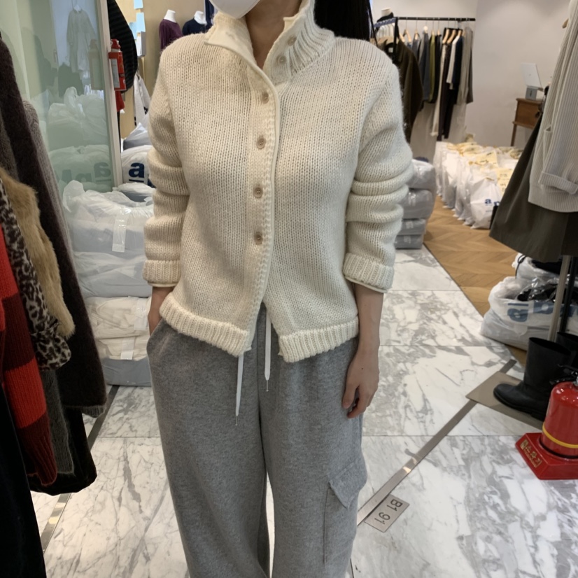 ALMOND韓國直郵女士新品休閑熱賣時尚推薦人氣真品毛衣高領ALMOND毛衣圖色1