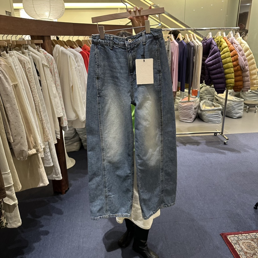 FURE韓國直郵女士新品人氣熱賣推薦時尚休閑真品牛仔褲FURE牛仔褲圖色1