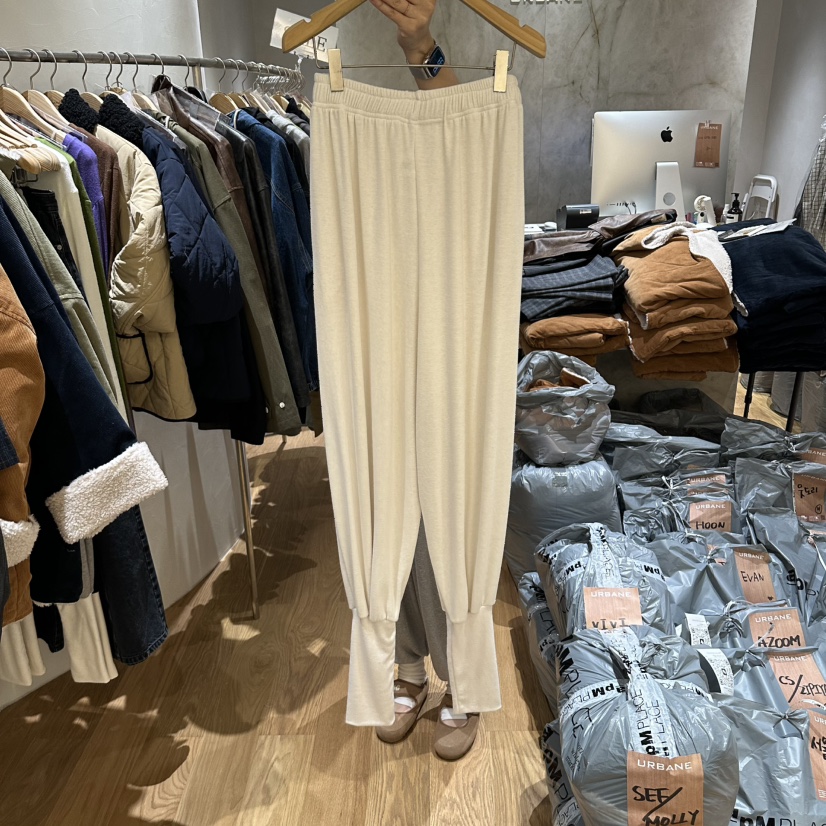 URBANE-P東大門代購女士新款人氣休閑真品熱賣休閑褲撞色URBANE-P休閑褲