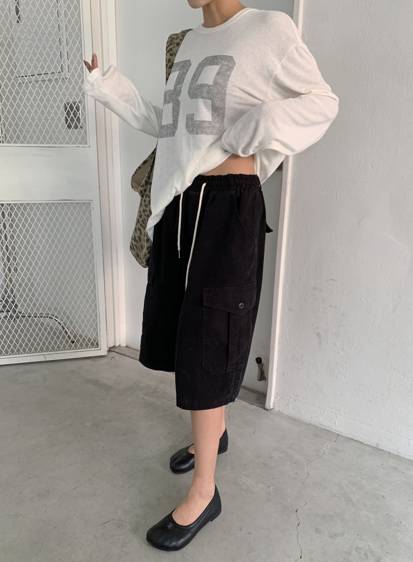 VERANDA韓國代購女裝新品推薦真品熱賣時尚人氣休閑短褲工裝VERANDA短褲