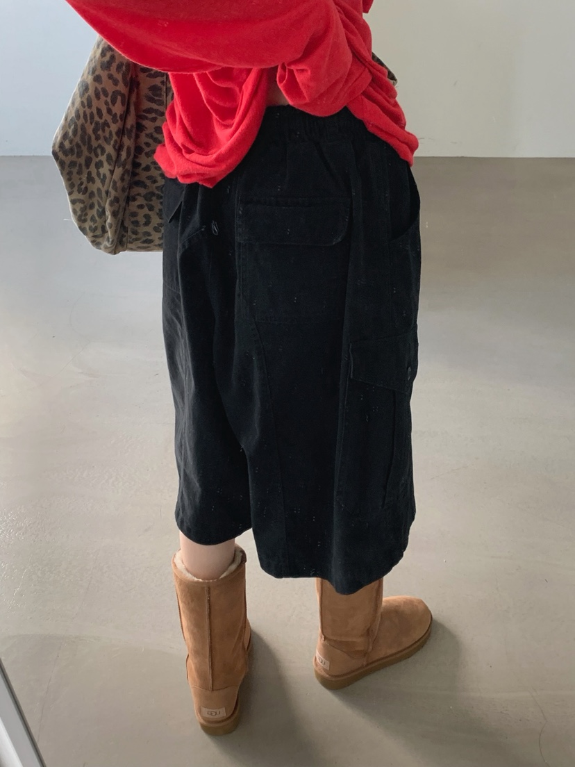 VERANDA韓國代購女裝新品推薦真品熱賣時尚人氣休閑短褲工裝VERANDA短褲