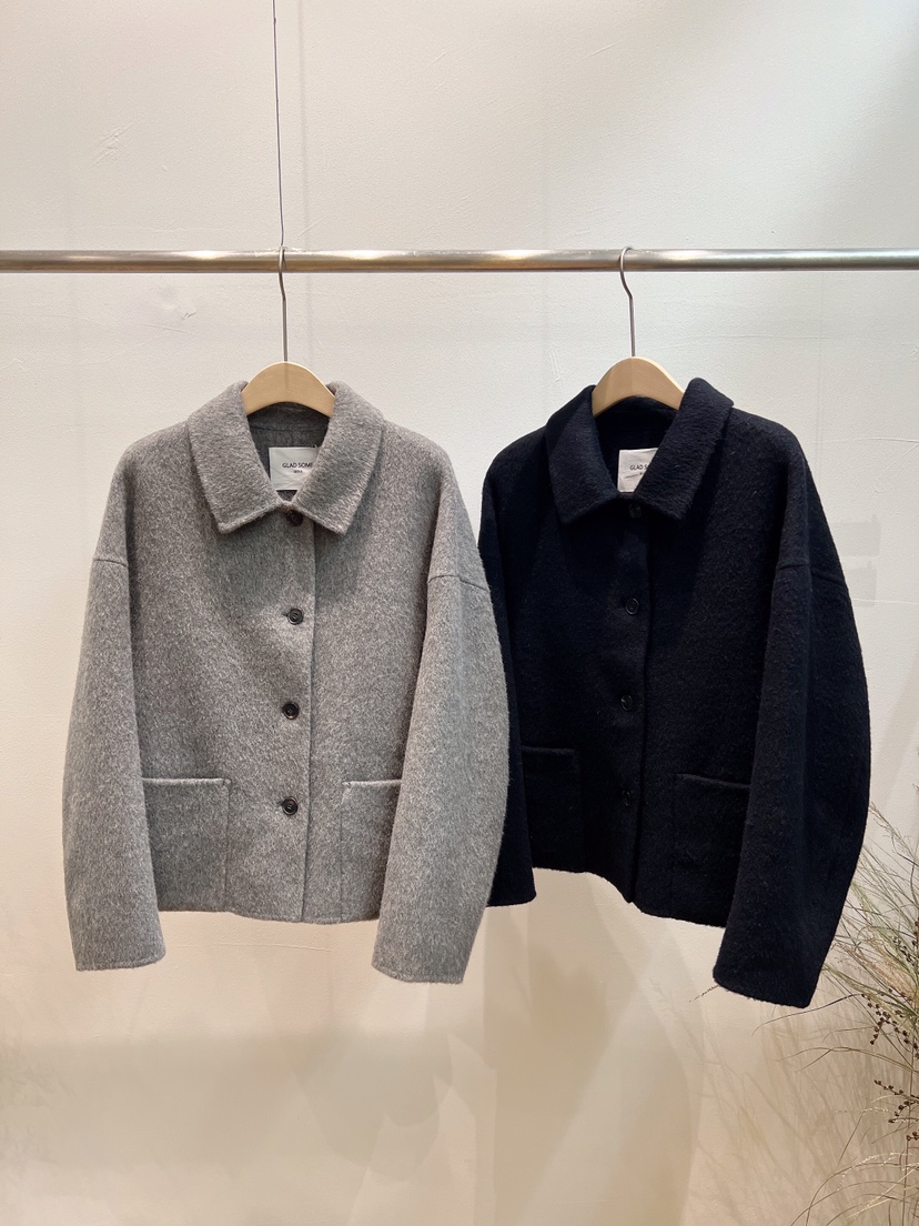 GLAD SOME東大門代購女裝新款熱賣休閑人氣短款大衣手工GLAD SOME短款大衣