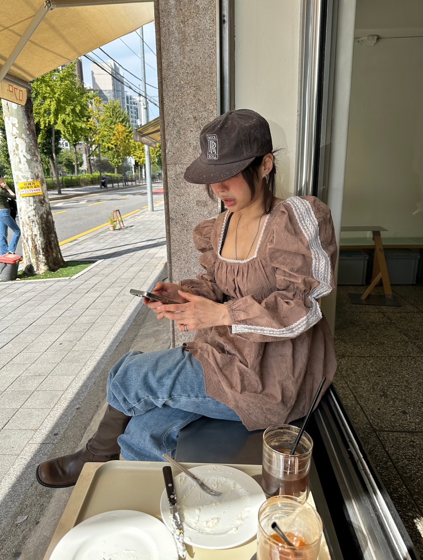 PLATFORM-L韓國代購女士新品時尚熱賣真品推薦連衣裙刺繡PLATFORM-L連衣裙