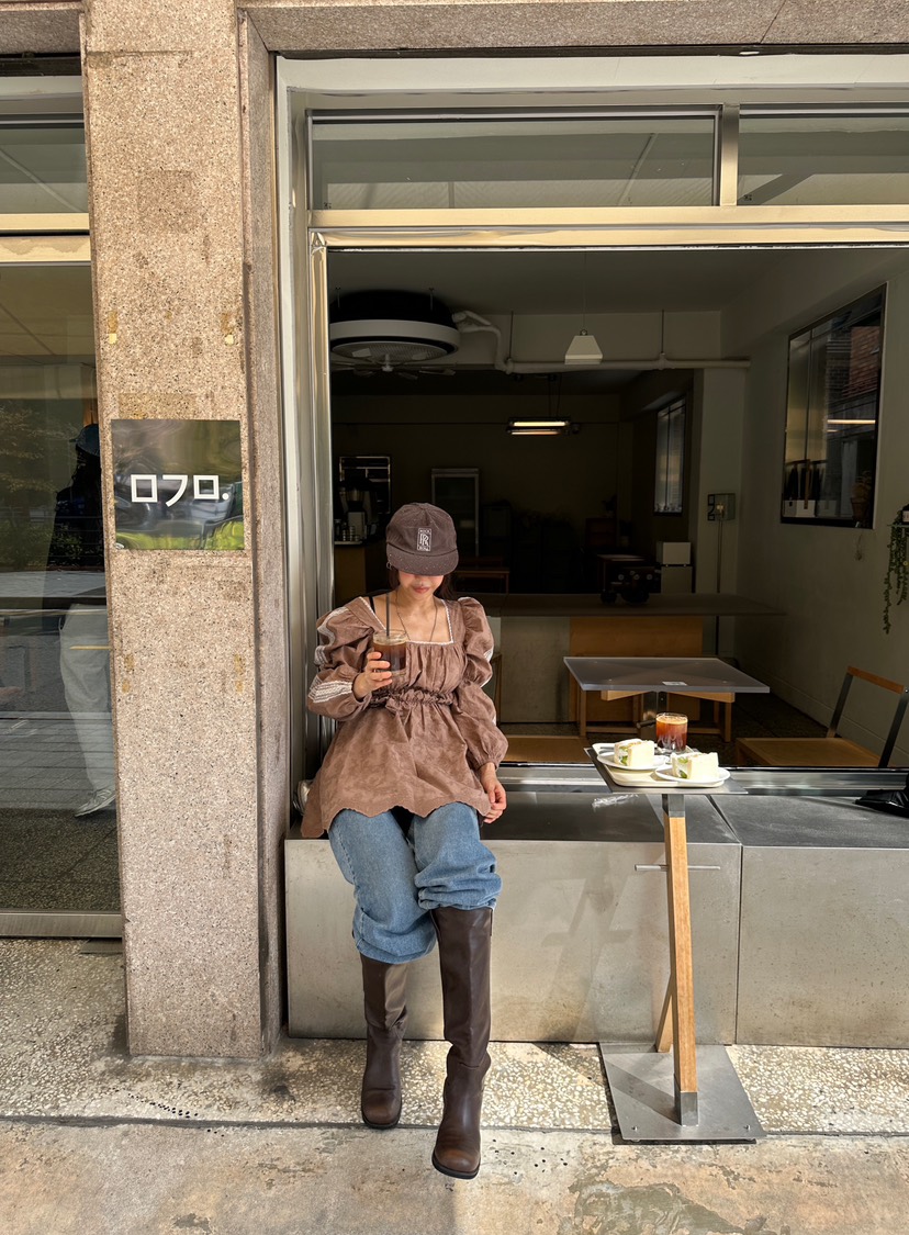 PLATFORM-L韓國代購女士新品時尚熱賣真品推薦連衣裙刺繡PLATFORM-L連衣裙