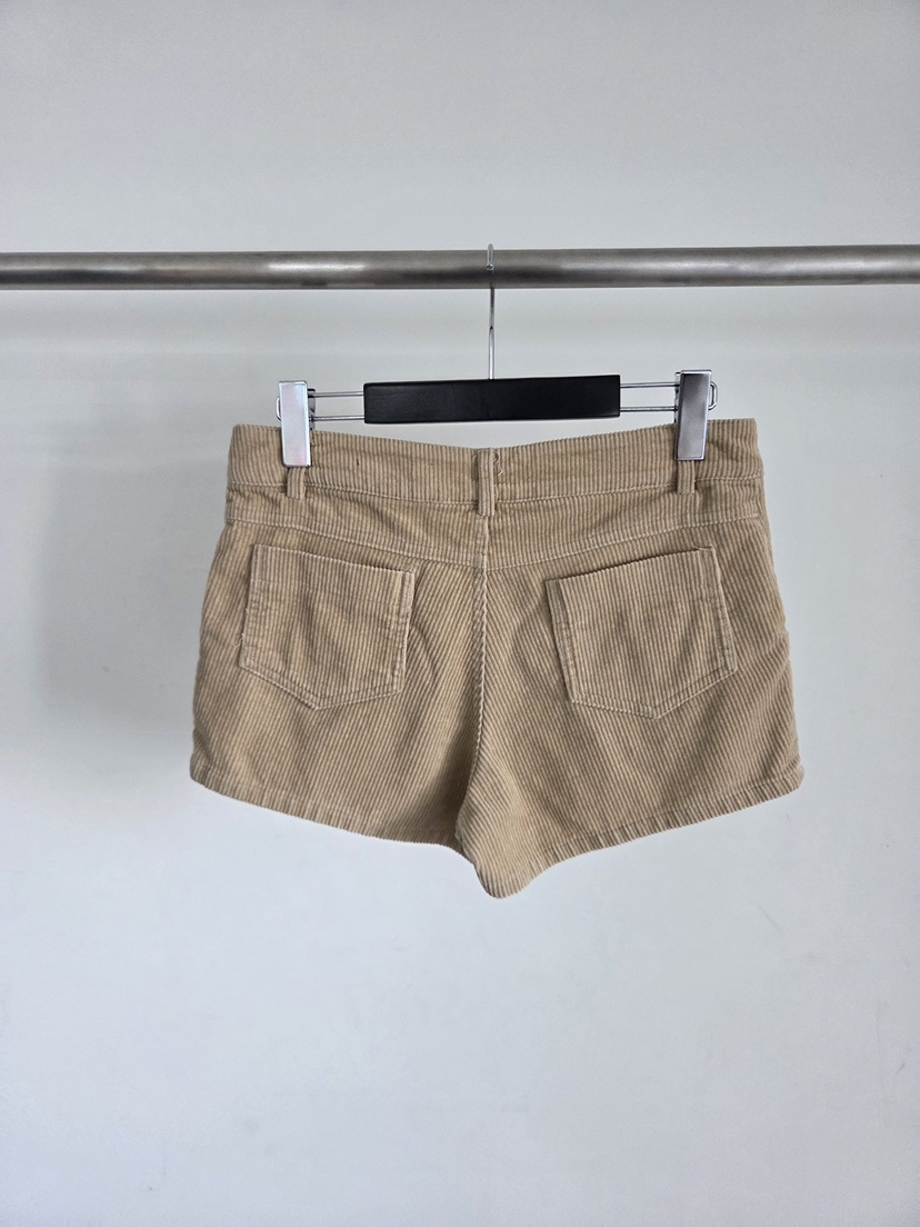VERANDA韓國代購女裝新款時尚休閑熱賣推薦短褲燈芯絨工裝VERANDA短褲