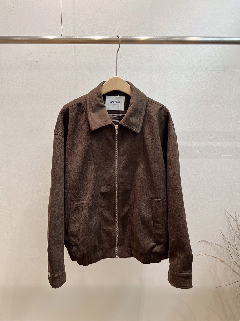 GLAD SOME東大門代購女士新品真品熱賣休閑時尚夾克麂皮GLAD SOME夾克圖色1