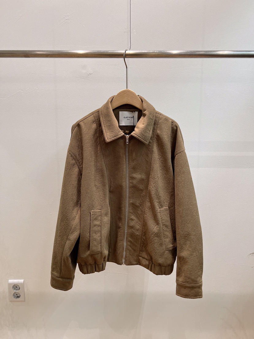 GLAD SOME東大門代購女士新品真品熱賣休閑時尚夾克麂皮GLAD SOME夾克圖色2